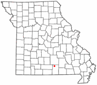 Location of Willow_Springs, Missouri