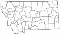 Location of Pablo, Montana