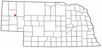 Location of Alliance, Nebraska
