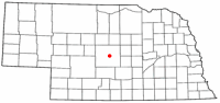 Location of Broken Bow, Nebraska