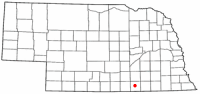 Location of Nelson, Nebraska