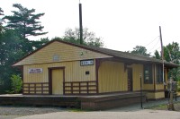 Long-A-Coming Depot, built in 1856 in Berlin and believed to be the oldest extant railroad station in New Jersey