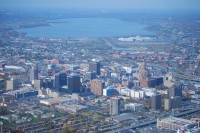 A view of the downtown Syracuse skyline