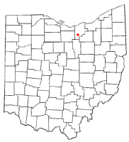 Location of Wellington, Ohio