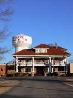 Elks Lodge and Water Tower in Okmulgee, Oklahoma