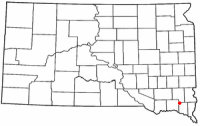 Location of Irene, South Dakota