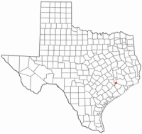 Location of Brookshire, Texas