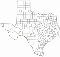 Location of Del Rio, Texas