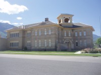 Old Santaquin Elementary School is now Chieftain Museum
