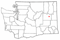 Location of Davenport, Washington