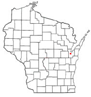 Location of De Pere, Wisconsin