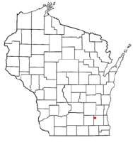 Location of Oconomowoc, Wisconsin
