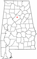 Location of Gardendale, Alabama