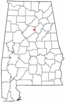 Location of Trussville, Alabama