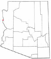Location of Bullhead City, Arizona