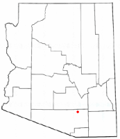Location of Oro Valley, Arizona