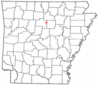 Location of Fairfield Bay, Arkansas