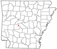 Location of Hot Springs Village, Arkansas