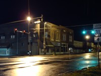 Evening in downtown Lonoke, along Front and Center Streets