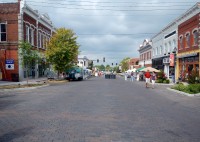 Downtown Rogers during the 2012 Frisco Festival