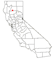 Location of Anderson, California