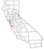 Location of Aptos, California