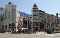 Beverly Hills at the corner of Rodeo Drive & Via Rodeo