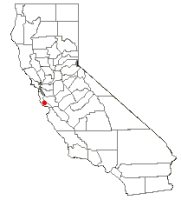 Location of Boulder Creek, California