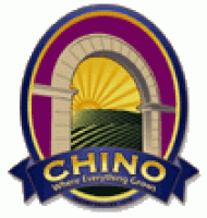 Location of Chino within Southwestern San Bernardino County, California.
