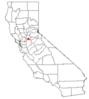 Location of Galt, California