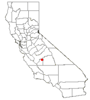 Location of Hanford, California