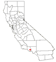 Location of Moorpark, California
