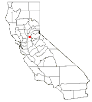 Location of Orangevale, California