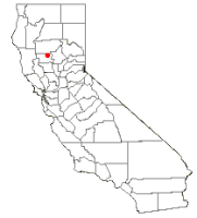 Location of Orland, California