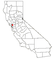 Location of Pinole within California