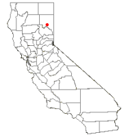 Location of Susanville, California