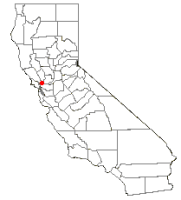 Location of Vallejo within California