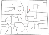 Location of Brighton, Colorado