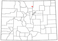 Location of Loveland, Colorado