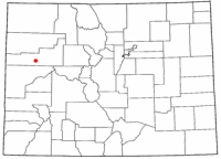 Location of Parachute, Colorado