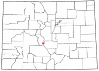 Location of Salida, Colorado
