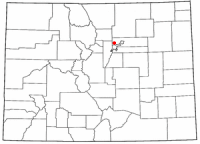 Location of Westminster, Colorado
