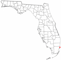 Location of Bay Harbor Islands, Florida