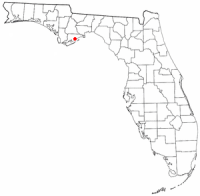 Location of Carrabelle, Florida