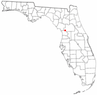 Location of Dunnellon, Florida