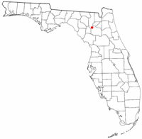 Location of High Springs, Florida