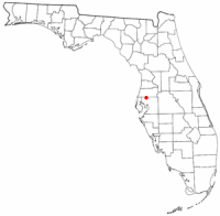 Location of Lutz, Florida