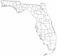 Location of Middleburg, Florida