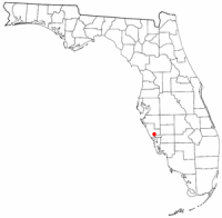 Location of North Port, Florida