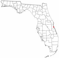 Location of Palm Bay, Florida